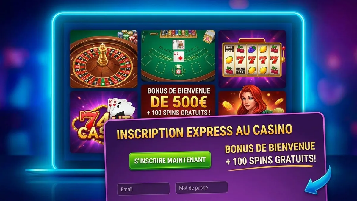 Inscription avec bonus